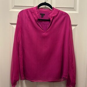 Ann Taylor Factory Pink Blouse